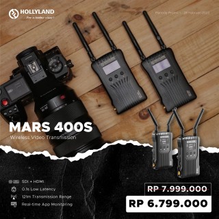 Wireless Transmission Hollyland Mars 400S SDI HDMI Black Audio Video