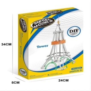 Puzzle 3D - DIY - 3D Metal Puzzle - Mainan Edukasi Menara