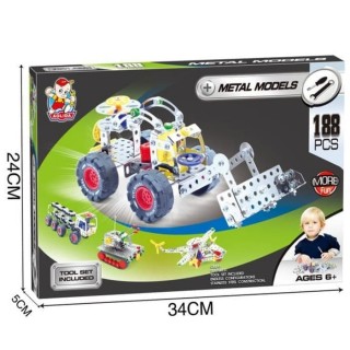 Puzzle 3D - DIY - 3D Metal Puzzle - Mainan Edukasi Monster Truck