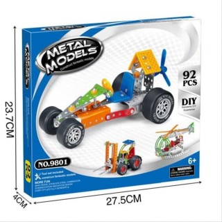 Puzzle 3D - DIY - 3D Metal Puzzle - Mainan Edukasi Mobil