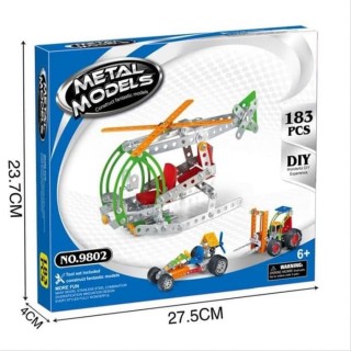 Puzzle 3D - DIY - 3D Metal Puzzle - Mainan Edukasi Helikopter