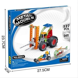 Puzzle 3D - DIY - 3D Metal Puzzle - Mainan Edukasi Forklift