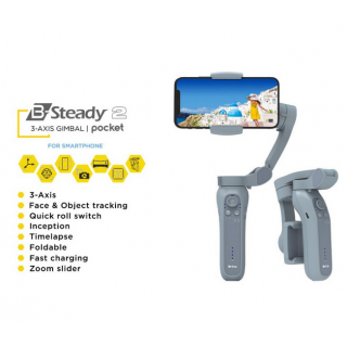 Brica B-Steady 2 Pocket Stabilizer BSteady Handphone Gimbal - Original - Grey