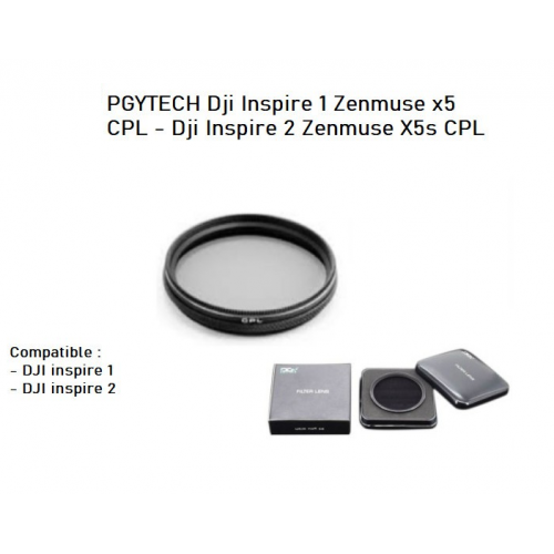 PGYTECH DJI Inspire 2 - Dji Inspire 1 Filter CPL -DJI Zenmuse X5S filter CPL Original