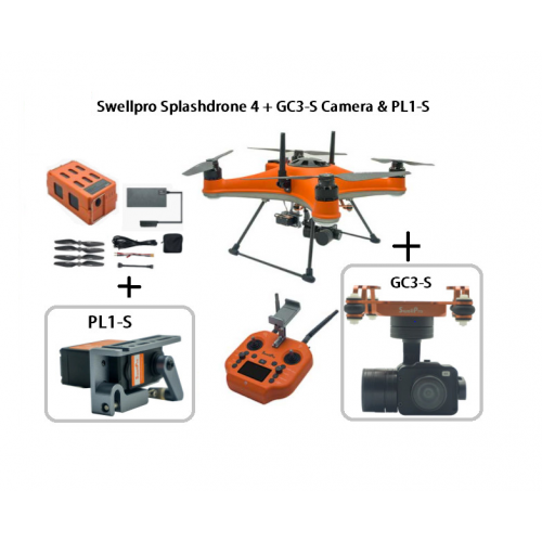 Swellpro SplashDrone 4 + GC3-S Camera & PL1-S - Swellpro Drone 4