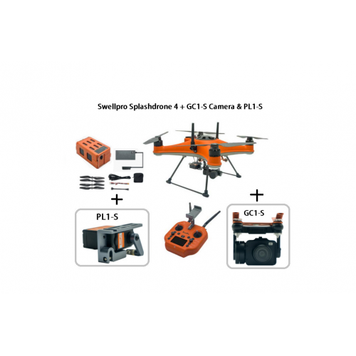 Swellpro Splashdrone 4 + GC1-S Camera & PL1-S - Swellpro Drone 4