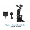 Dji Osmo Pocket Adapter + Sucker Mount in Car