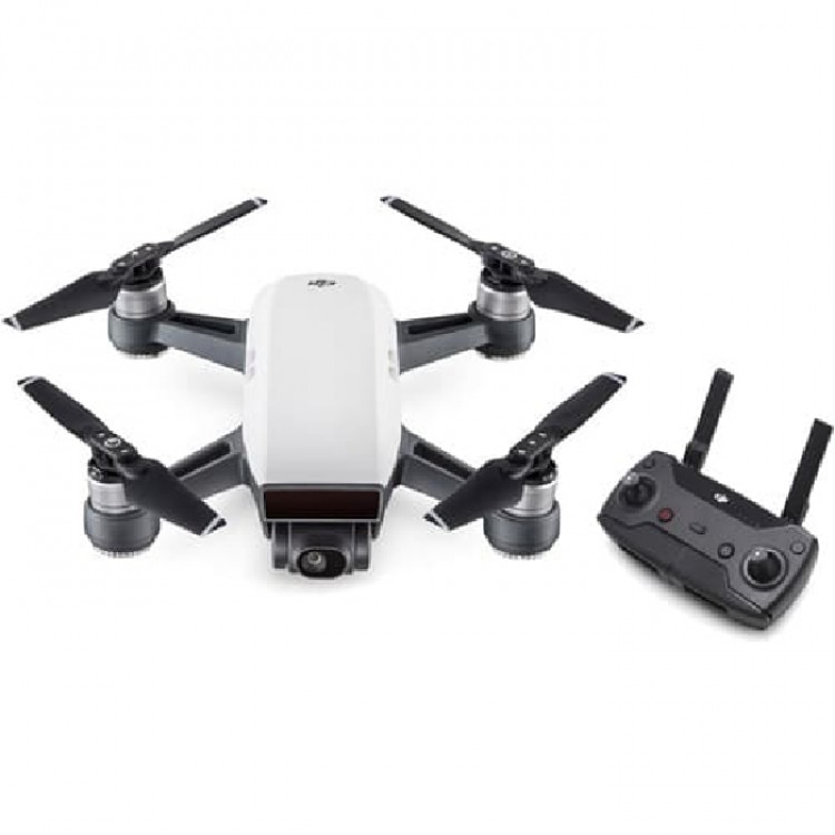 dji spark alpine white with remote control