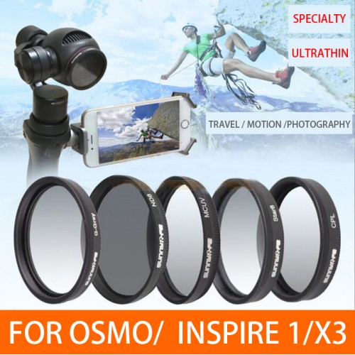 Sunnylife DJI Inspire 1 - Osmo ( Zenmuse X3 ) Lens Filter ND 16