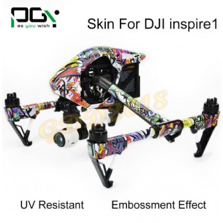 DJI Inspire 1 Stickers Skin Graphic Cover Set